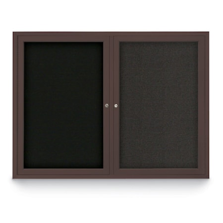 United Visual Products Corkboard, Cloud/ Brnze, 24" x 36" UV402-BRONZE-CLOUD